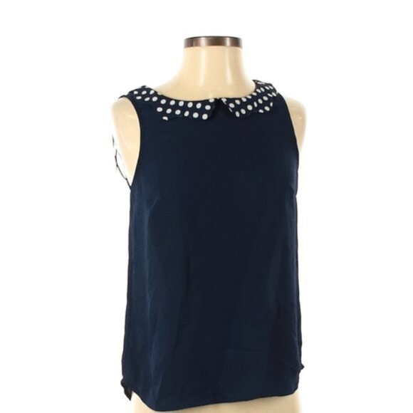 LC LAUREN CONRAD Minnie Mouse sleeveless blouse - Picture 4 of 7